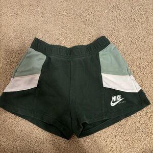 Green Nike Sweatshorts